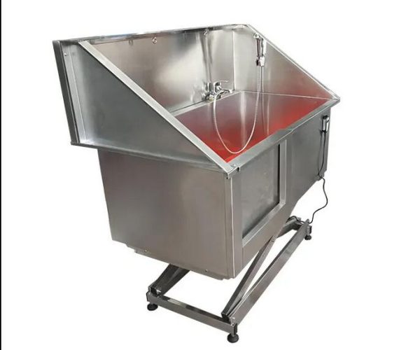 Stainless Steel Dog Grooming Bath Tub - Image 2