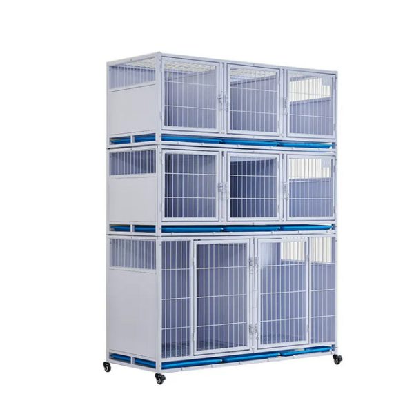 Stainless Steel Pet-showing Dog Cat Cage For Veterinary