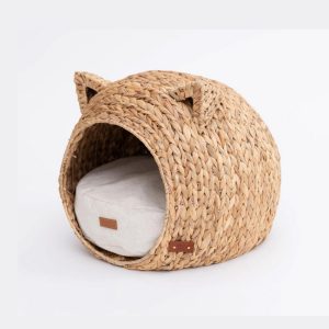Water hyacinth cats cave sleeping beds